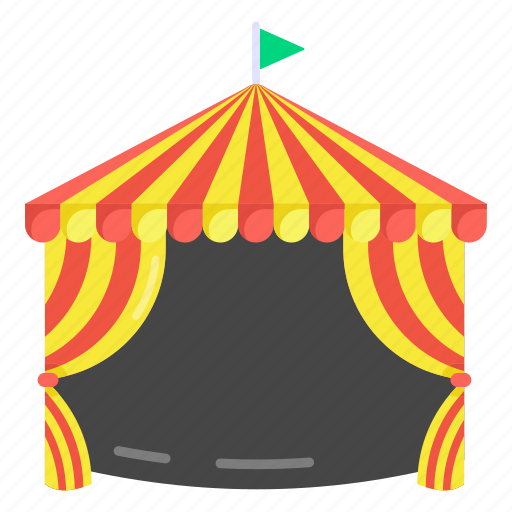 Carnival, circus, marquee, tent, camp icon - Download on Iconfinder