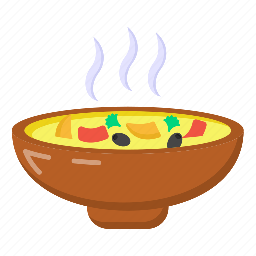 Soup bowl, hot soup, food bowl, meal bowl, edible icon - Download on Iconfinder