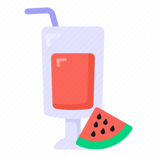 Juice, watermelon drink, watermelon juice, beverage, juice glass icon - Download on Iconfinder