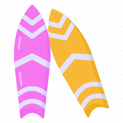 Surfing equipment, surfing boards, water sports, gaming equipment, adventure icon - Download on Iconfinder
