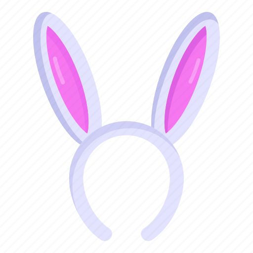 Head accessory, bunny band, headband, headwear, fashion icon - Download on Iconfinder