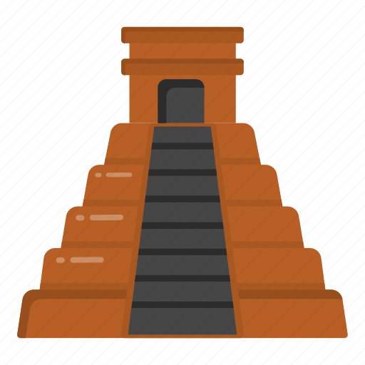 Landmark, architecture, chichen itza, mexico pyramid, teotihuacan archaeology icon - Download on Iconfinder