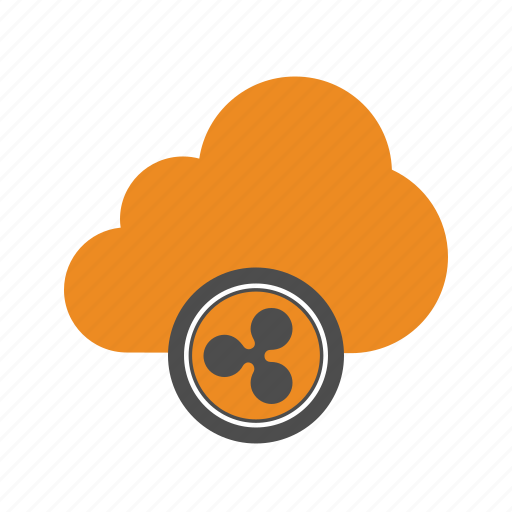 Bitcoin, bitcoins, cloud, ripple icon - Download on Iconfinder