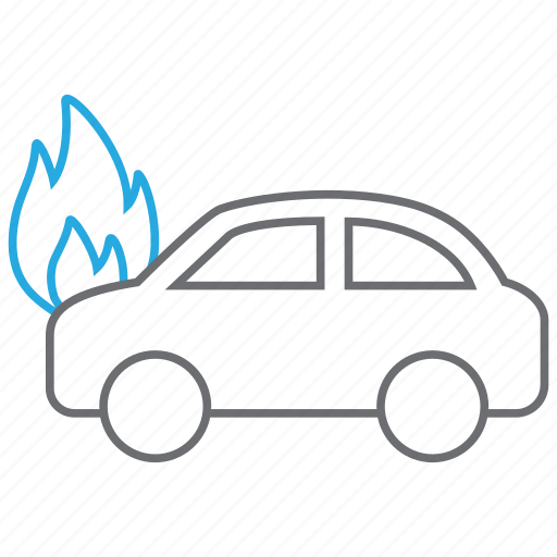 Car, fire, burn, flame icon - Download on Iconfinder