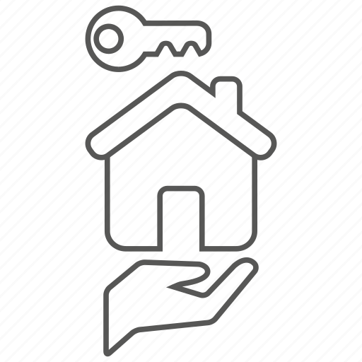 Care, landlord, building, home, house, key icon - Download on Iconfinder