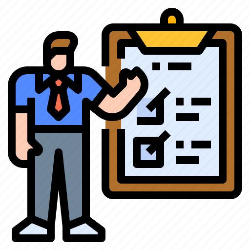 Assessment, businessman, checking, evaluate, evaluation icon - Download on Iconfinder