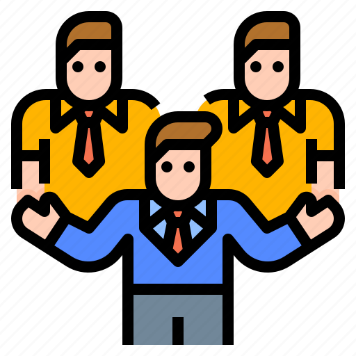 Businessman, company, management, organization, team icon - Download on Iconfinder
