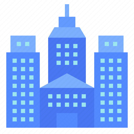 Apartment, building, condominium, property, town icon - Download on Iconfinder