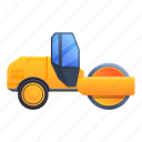 business, car, city, person, road, roller