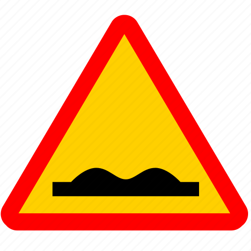Attention, dirt, road, rough, sign, warning, way icon - Download on Iconfinder