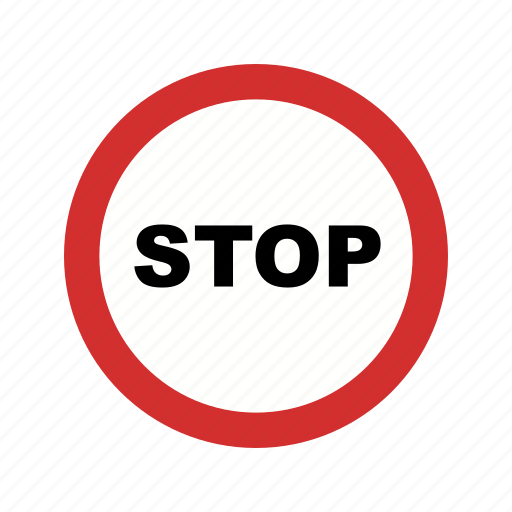 Danger, sign, stop icon - Download on Iconfinder