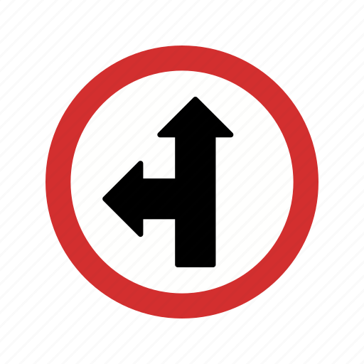 Left, sign, straight icon - Download on Iconfinder