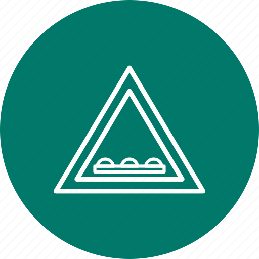 Road, sign, un even road icon - Download on Iconfinder