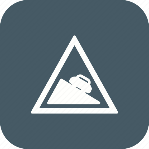 Dangerous, descent, road icon - Download on Iconfinder