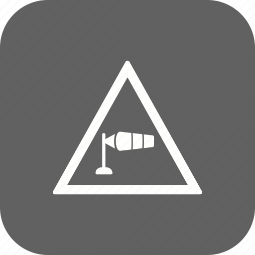 Sign, strong cross wind, wind icon - Download on Iconfinder