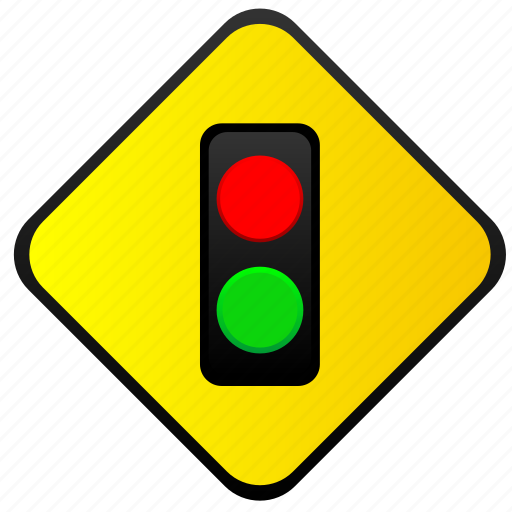 green traffic light icon