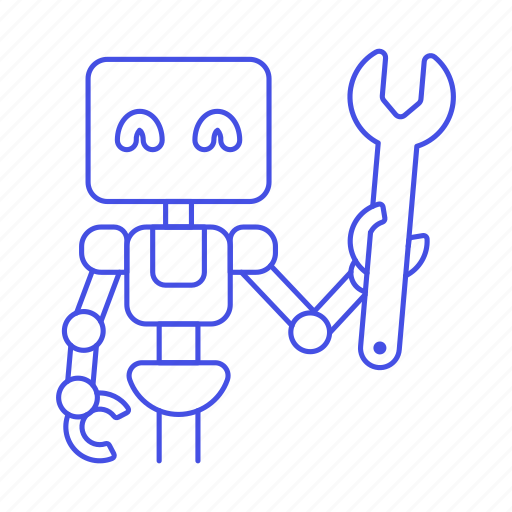 Robot, fix, technician, bugs, wrench, ai, repairs icon - Download on Iconfinder
