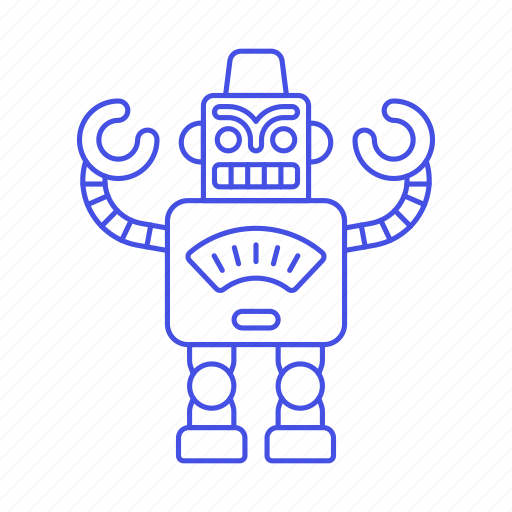 Vintage, fashioned, toy, old, robot, retro icon - Download on Iconfinder