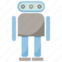 android, cartoon, cute, cyborg, humanoid, mascot, robot