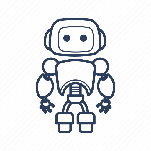 Robot, ia, ai, cyborg, cute, artificial, intelligence icon - Download on Iconfinder