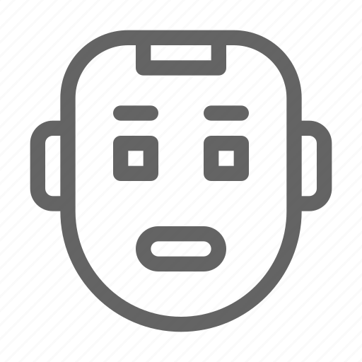Cyborg, face, robot icon - Download on Iconfinder