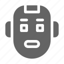 cyborg, face, robot
