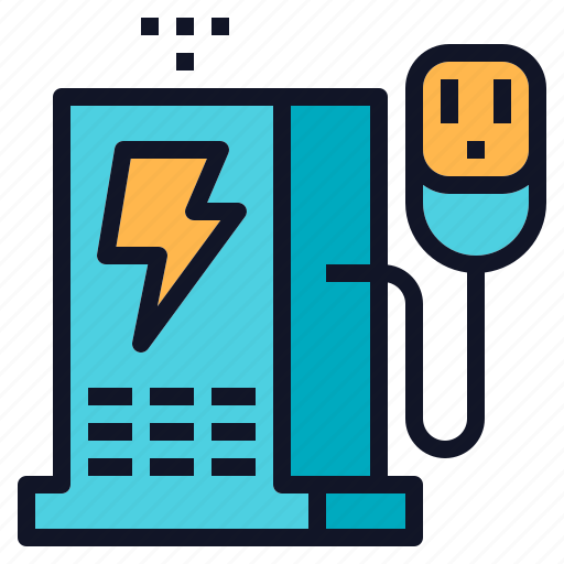 Charger, electric, service, spot, station icon - Download on Iconfinder