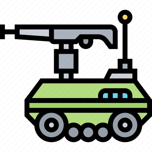 Military, robotic, tank, war, battle icon - Download on Iconfinder
