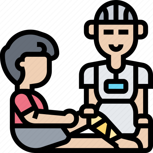 Robot, therapy, assistant, helper, patient icon - Download on Iconfinder