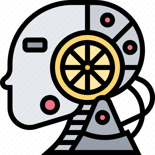 Robotics, intelligent, head, mechanic, innovation icon - Download on Iconfinder