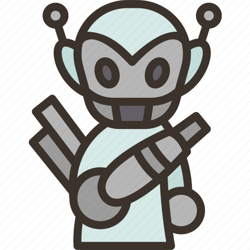 Robotic, military, combat, war, security icon - Download on Iconfinder