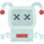 robot, error, trouble, failed, fix 