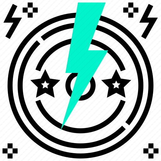 Bolt, electric, light, music, star icon - Download on Iconfinder