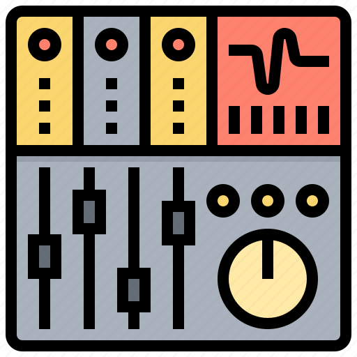 Audio, board, console, mixing, signal icon - Download on Iconfinder