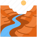 canyon, grand canyon, mountain, desert, arizona, landscape, national park
