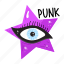 star, evil eye, eye, punk eye, star eye 