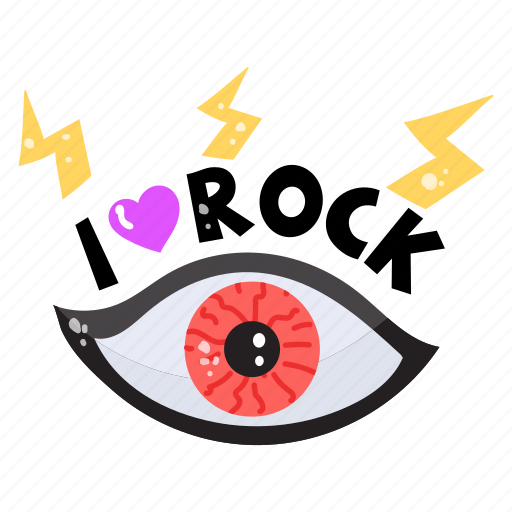 Rock eye, eye, vision, see, organ sticker - Download on Iconfinder