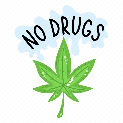 Cannabis, weed, plant, leaf, marijuana sticker - Download on Iconfinder