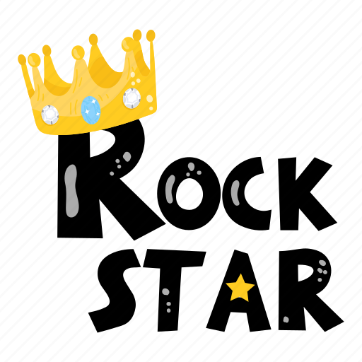 Rock star, crown, jewel, headwear, royal crown sticker - Download on Iconfinder