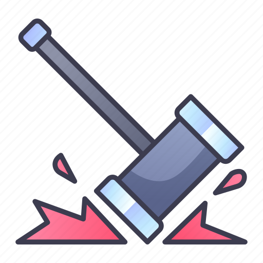 Attack, game, hammer, hit, skill, swords, weapon icon - Download on Iconfinder