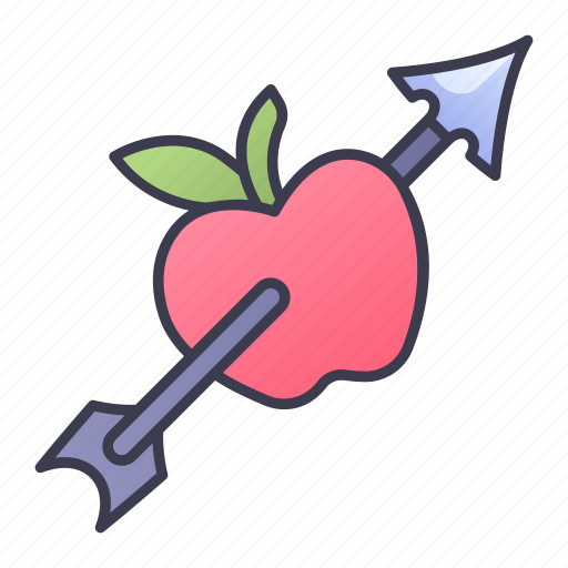 Ability, apple, arrow, bow, game, skill, swords icon - Download on Iconfinder