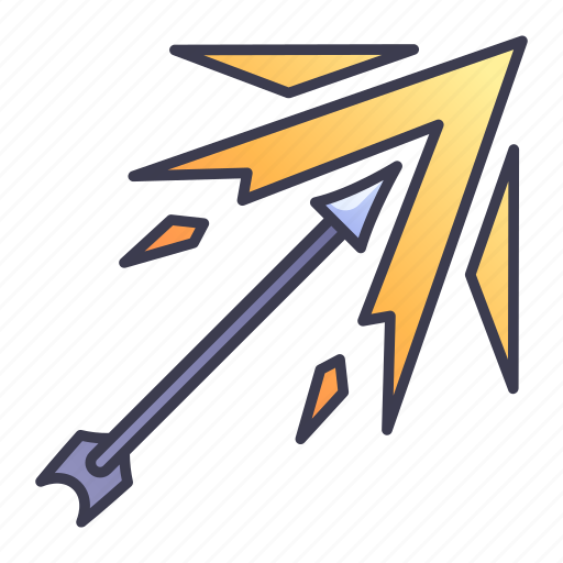 Arrow, bow, game, shoot, skill, swords, weapon icon - Download on Iconfinder