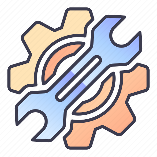 Engineer, engineering, gear, industrial, industry, production, wrench icon - Download on Iconfinder