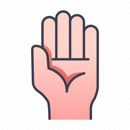 Hand, hand tool, palm, stop icon - Download on Iconfinder