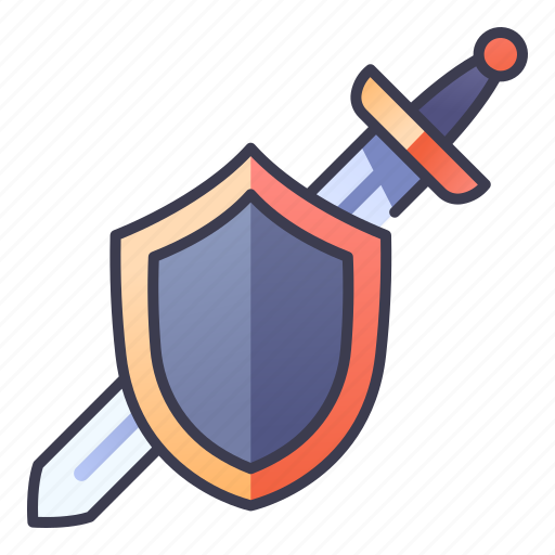 Game, knight, shield, sword, swordman, warrior, weapon icon - Download on Iconfinder