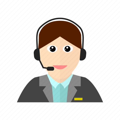 Communication, customer, female, mike, service icon - Download on Iconfinder