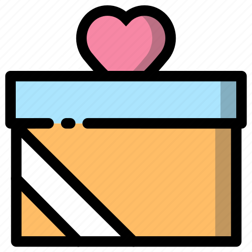 Box, day, gift, heart, valentine icon - Download on Iconfinder