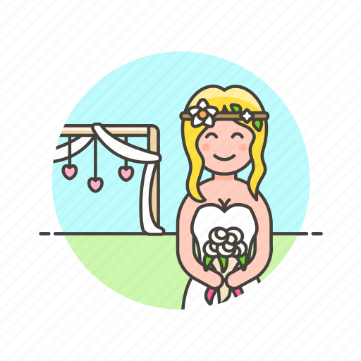 Bride, romance, celebration, wedding, white, woman, marriage icon - Download on Iconfinder
