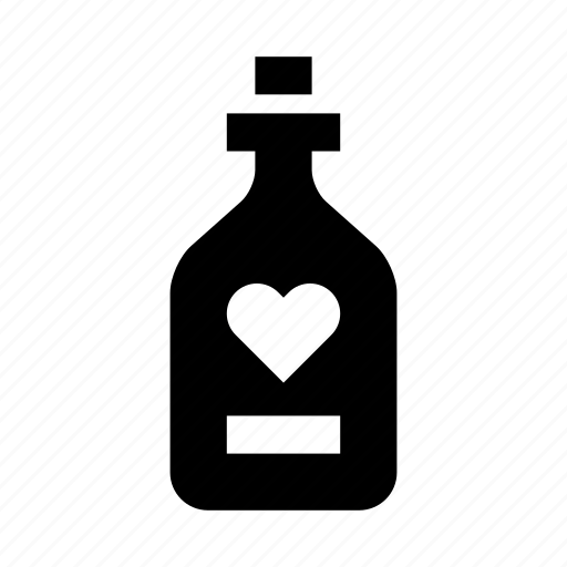 Romance, love, elixir, aphrodisiac, bottle, heart, love potion icon - Download on Iconfinder