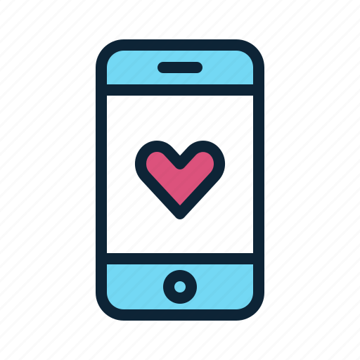 Romance, dating, app, love, mobile, romantic icon - Download on Iconfinder